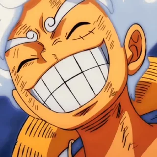 😁-Gear 5 (@TodorokiShouto), Telegram Sticker