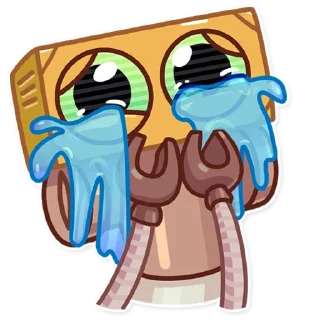 😭-Oppy, Telegram Sticker