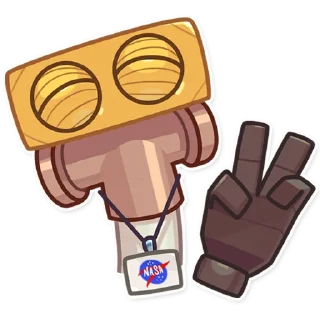✌️-Oppy, Telegram Sticker