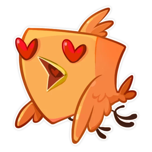 Sparrowhead, telegram sticker