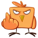 🖕-Sparrowhead, Telegram Sticker