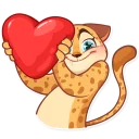 ❤-Orange Sunshine, Telegram Sticker