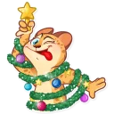 🎄-Orange Sunshine, Telegram Sticker