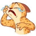 😭-Orange Sunshine, Telegram Sticker