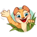 👋-Orange Sunshine, Telegram Sticker