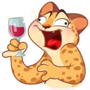 🍷-Orange Sunshine, Telegram Sticker