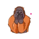 😘-Orangoutang, Telegram Sticker