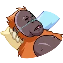 😪-Orangoutang, Telegram Sticker