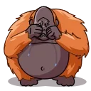 😭-Orangoutang, Telegram Sticker