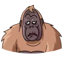 🥱-Orangoutang, Telegram Sticker