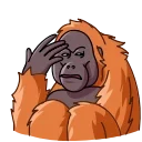 🤦‍♂️-Orangoutang, Telegram Sticker