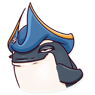 😏-Orca88 the Pirate!, Telegram Sticker