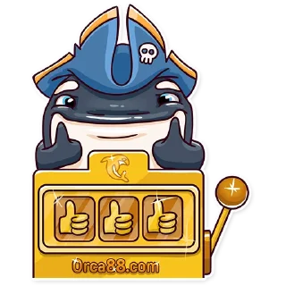 👍-Orca88 the Pirate!, Telegram Sticker