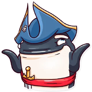 🤷‍♂️-Orca88 the Pirate!, Telegram Sticker