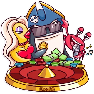 🤟-Orca88 the Pirate!, Telegram Sticker