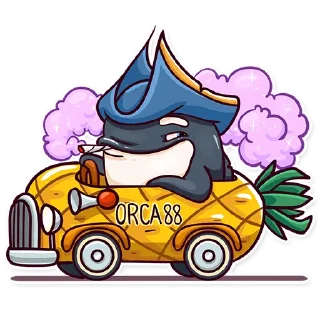 🚬-Orca88 the Pirate!, Telegram Sticker