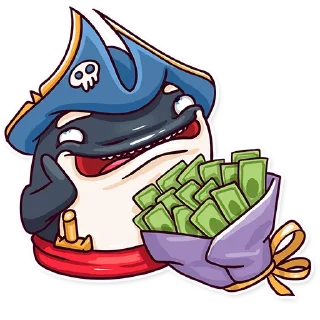☺️-Orca88 the Pirate!, Telegram Sticker