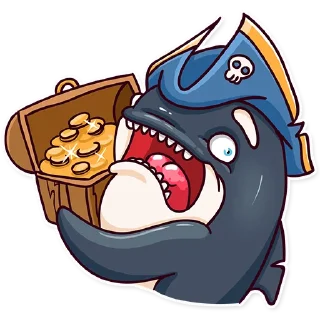 😨-Orca88 the Pirate!, Telegram Sticker