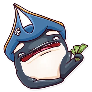 🙄-Orca88 the Pirate!, Telegram Sticker