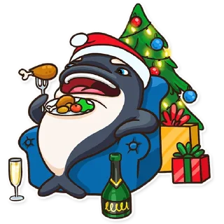 🎄-Orca88 the Pirate!, Telegram Sticker