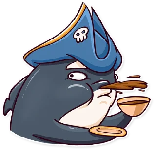 😱-Orca88 the Pirate!, Telegram Sticker