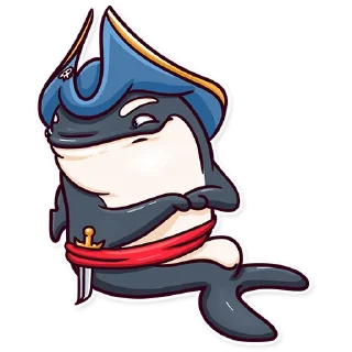 👀-Orca88 the Pirate!, Telegram Sticker