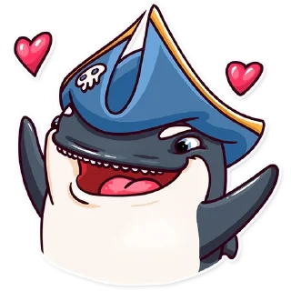 👐-Orca88 the Pirate!, Telegram Sticker