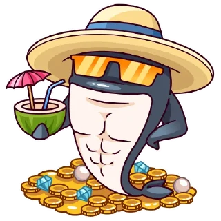🥥-Orca88 the Pirate!, Telegram Sticker