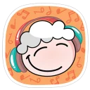 😊-Ovechka Lana, Telegram Sticker