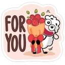 😊-Ovechka Lana, Telegram Sticker