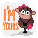 😊-Ovechka Lana, Telegram Sticker