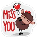 😊-Ovechka Lana, Telegram Sticker