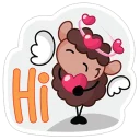😊-Ovechka Lana, Telegram Sticker