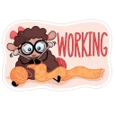😊-Ovechka Lana, Telegram Sticker