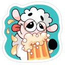 😊-Ovechka Lana, Telegram Sticker