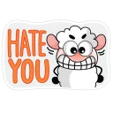 😊-Ovechka Lana, Telegram Sticker