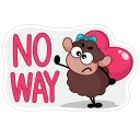 😊-Ovechka Lana, Telegram Sticker