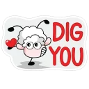 😊-Ovechka Lana, Telegram Sticker