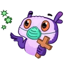 🦠-Owled Didi, Telegram Sticker