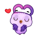 😘-Owled Didi, Telegram Sticker