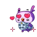 😍-Owled Didi, Telegram Sticker