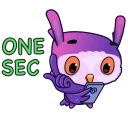 ☝️-Owled Didi, Telegram Sticker
