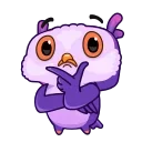 🤔-Owled Didi, Telegram Sticker