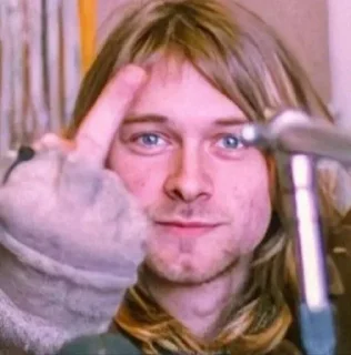 😂-Курт кобейн @sweemeqx @Ctikerubot, Telegram Sticker