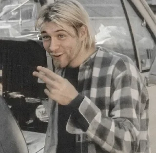 😂-Курт кобейн @sweemeqx @Ctikerubot, Telegram Sticker