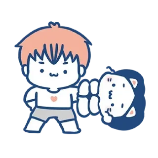 😊-  @ikmut: Naked Love--Pet Girlfriend., Telegram Sticker