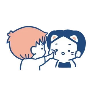 😊-  @ikmut: Naked Love--Pet Girlfriend., Telegram Sticker