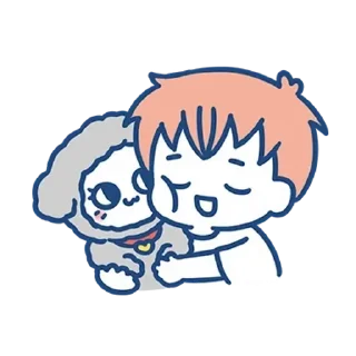 😊-  @ikmut: Naked Love--Pet Girlfriend., Telegram Sticker