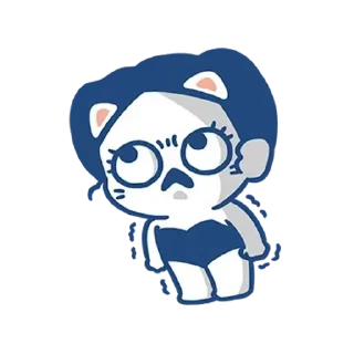 😊-  @ikmut: Naked Love--Pet Girlfriend., Telegram Sticker