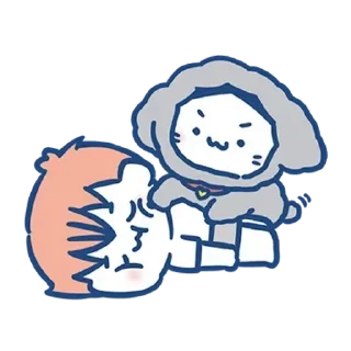 😊-  @ikmut: Naked Love--Pet Girlfriend., Telegram Sticker
